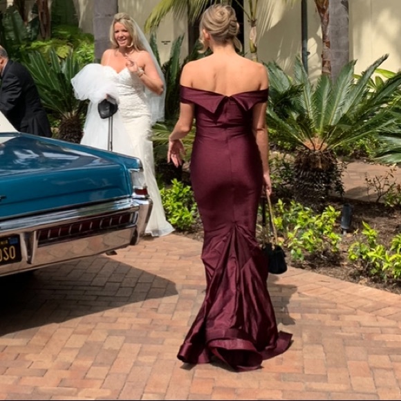 BRIDESMAID/pageant/birthday gown with train - Picture 3 of 7